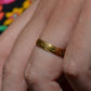 Warm Antique Floral 22k Band