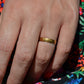 Warm Antique Floral 22k Band
