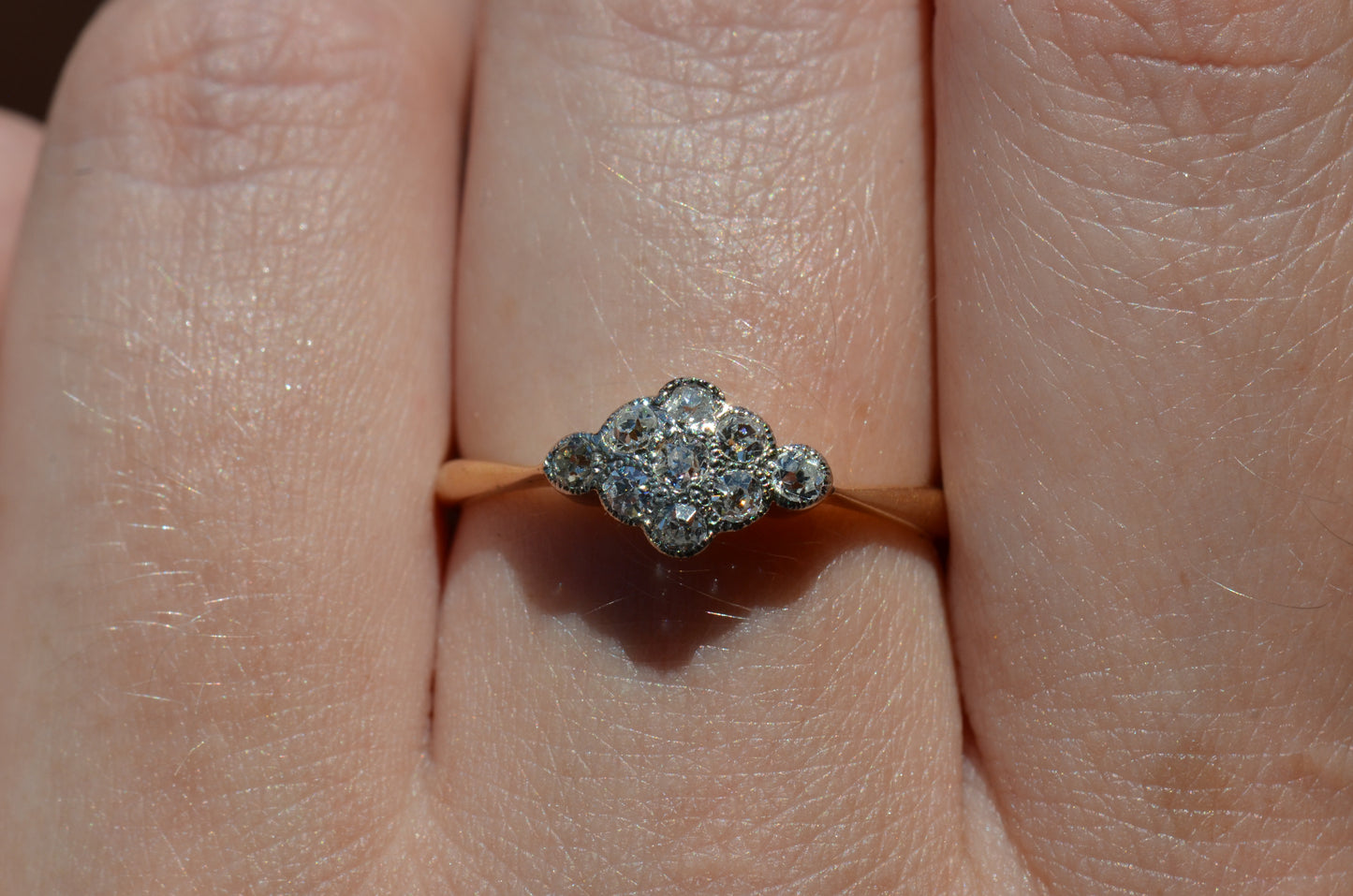Darling Diamond Cluster Ring
