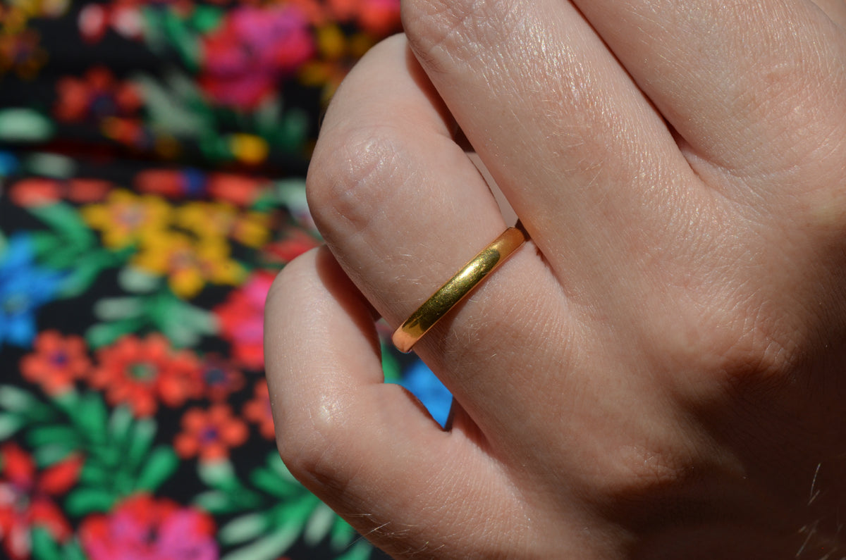 Timeless Vintage 22k Band 1939 Size 7