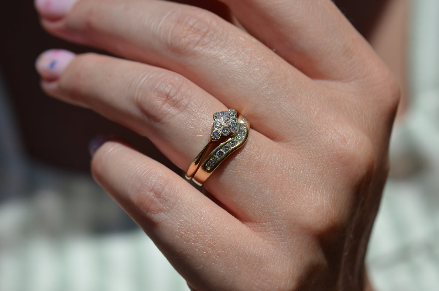 Darling Diamond Cluster Ring