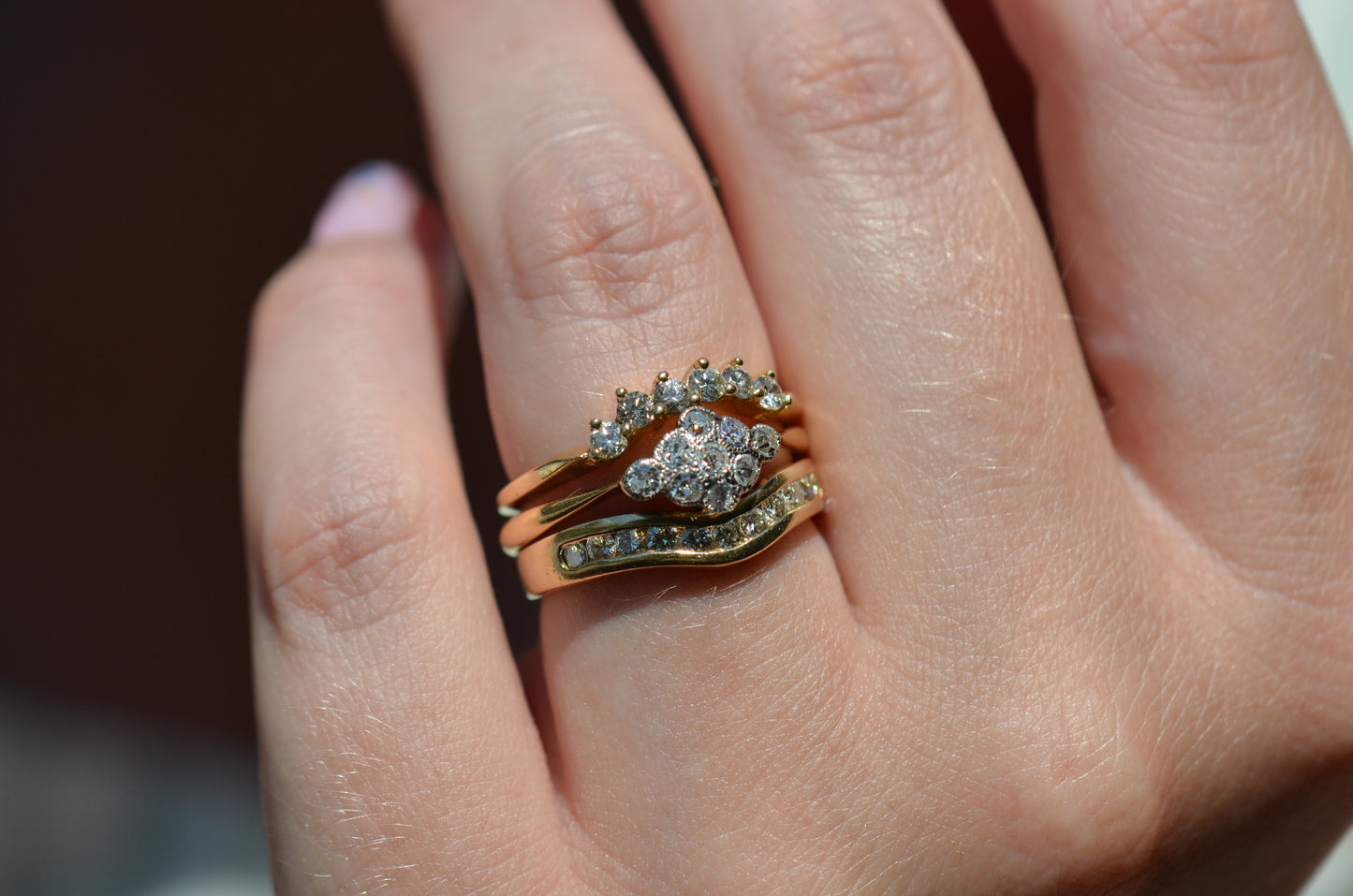 Darling Diamond Cluster Ring