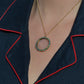 Darling Antique Pearl and Turquoise Glass Locket