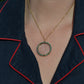 Darling Antique Pearl and Turquoise Glass Locket