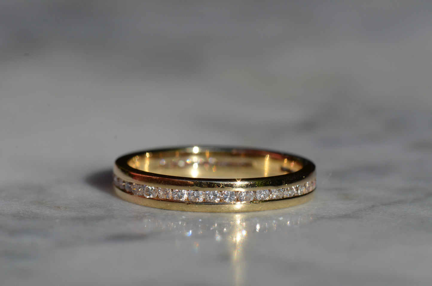 Scintillating Channel Full Eternity Band