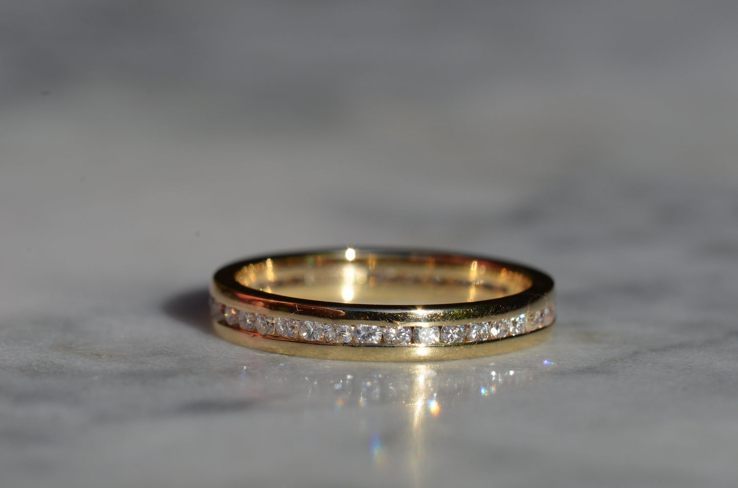 Scintillating Channel Full Eternity Band