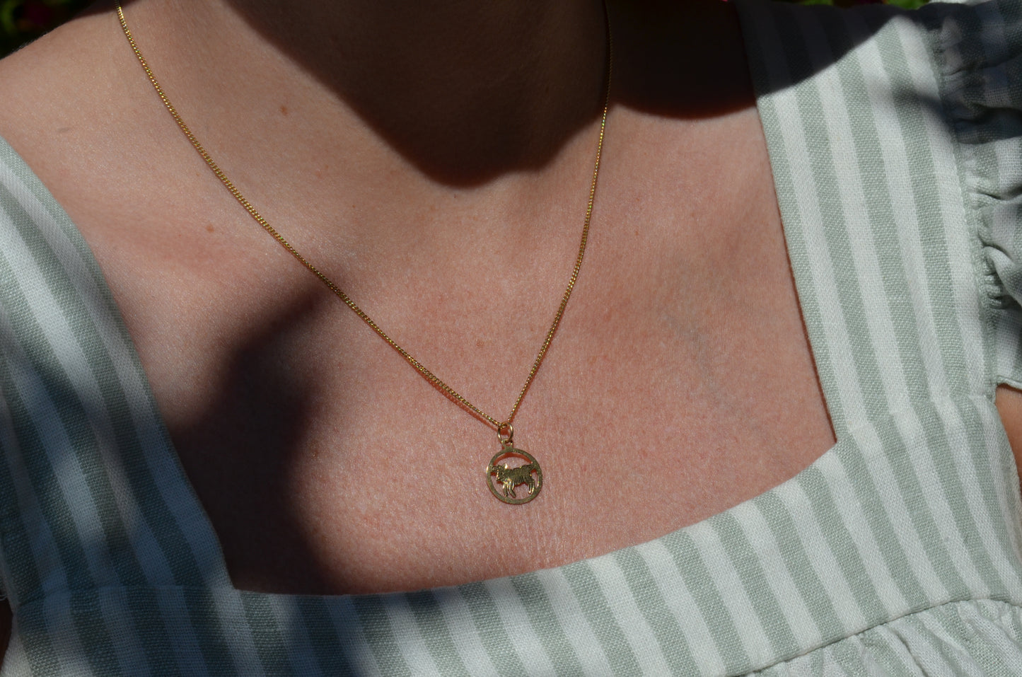 Tiny Cut Out Lamb Charm