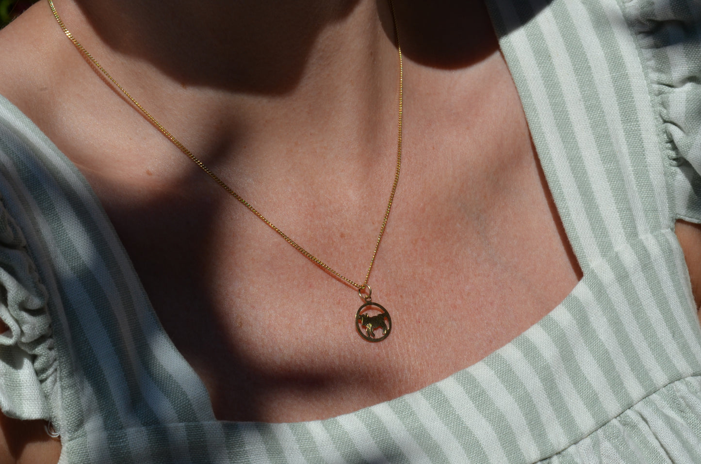 Tiny Cut Out Lamb Charm