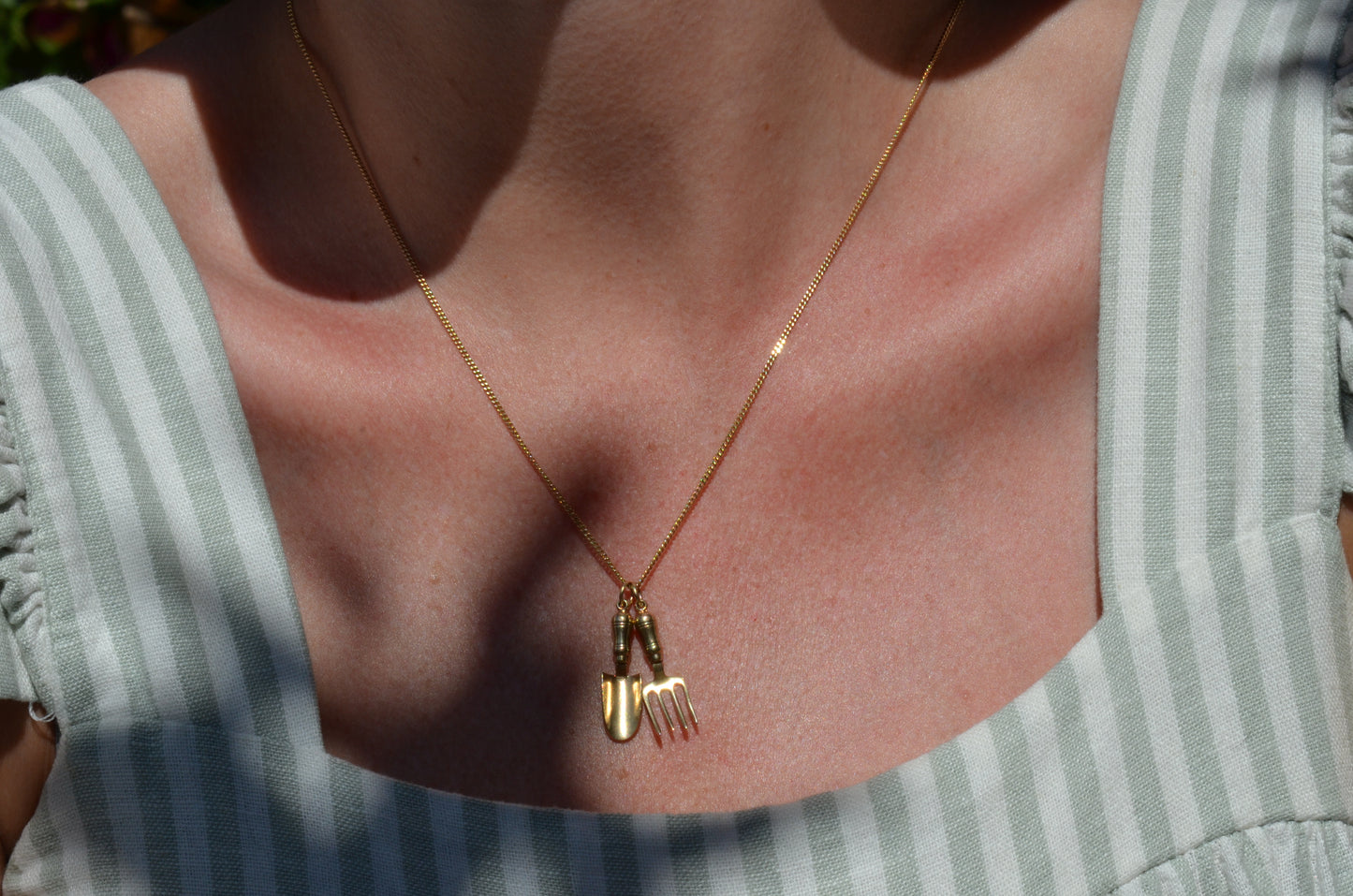 Vintage Gardening Fork Charm