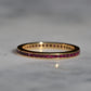 Slim Synthetic Ruby Eternity Band