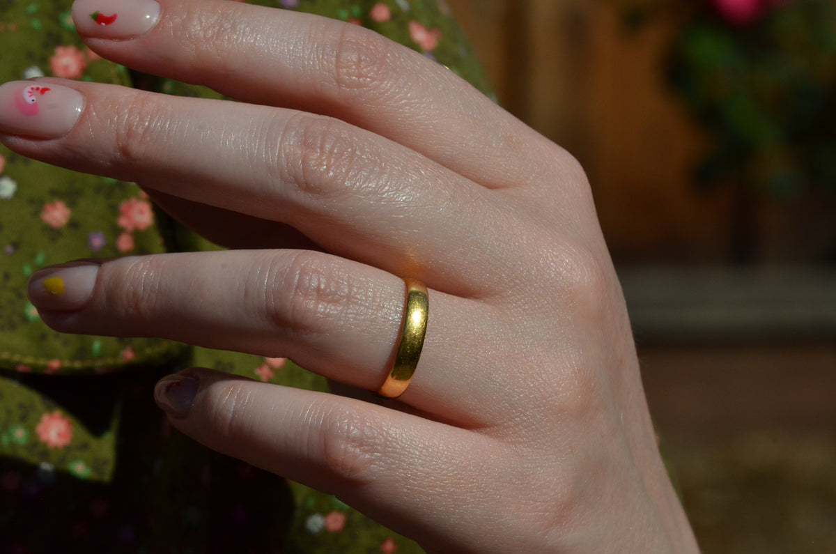 Easy Vintage 22k Band 8.25 1938