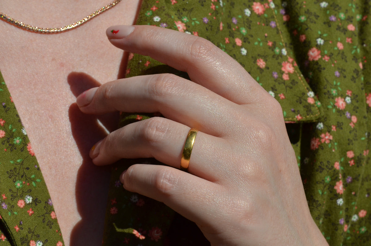 Easy Vintage 22k Band 8.25 1938