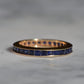 Velvety Synthetic Sapphire Eternity Band
