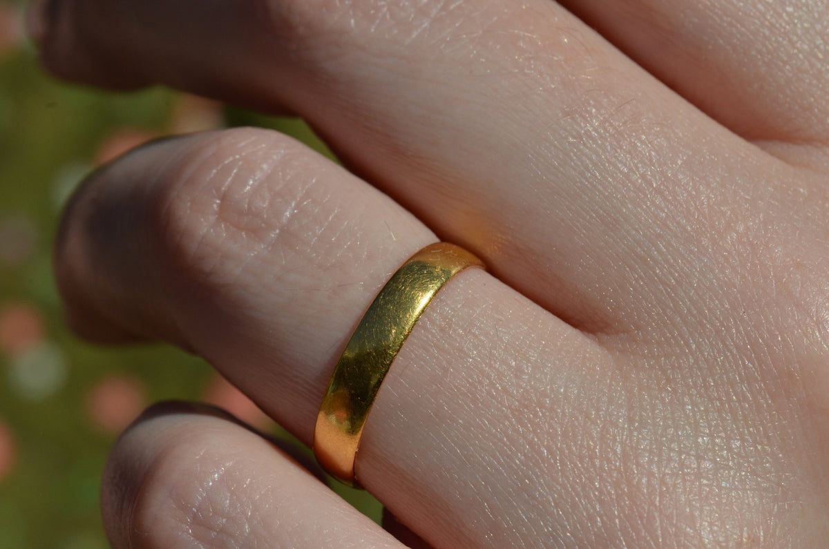 Easy Vintage 22k Band 8.25 1938