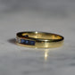Sapphire and Diamond Half Eternity
