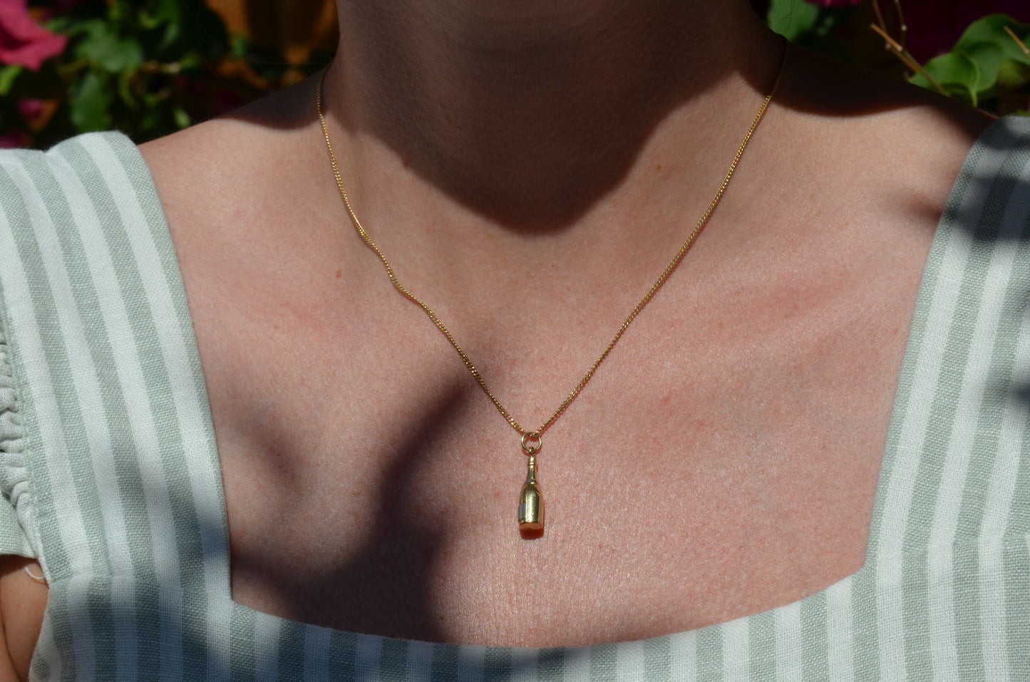 Miniature Champagne Charm