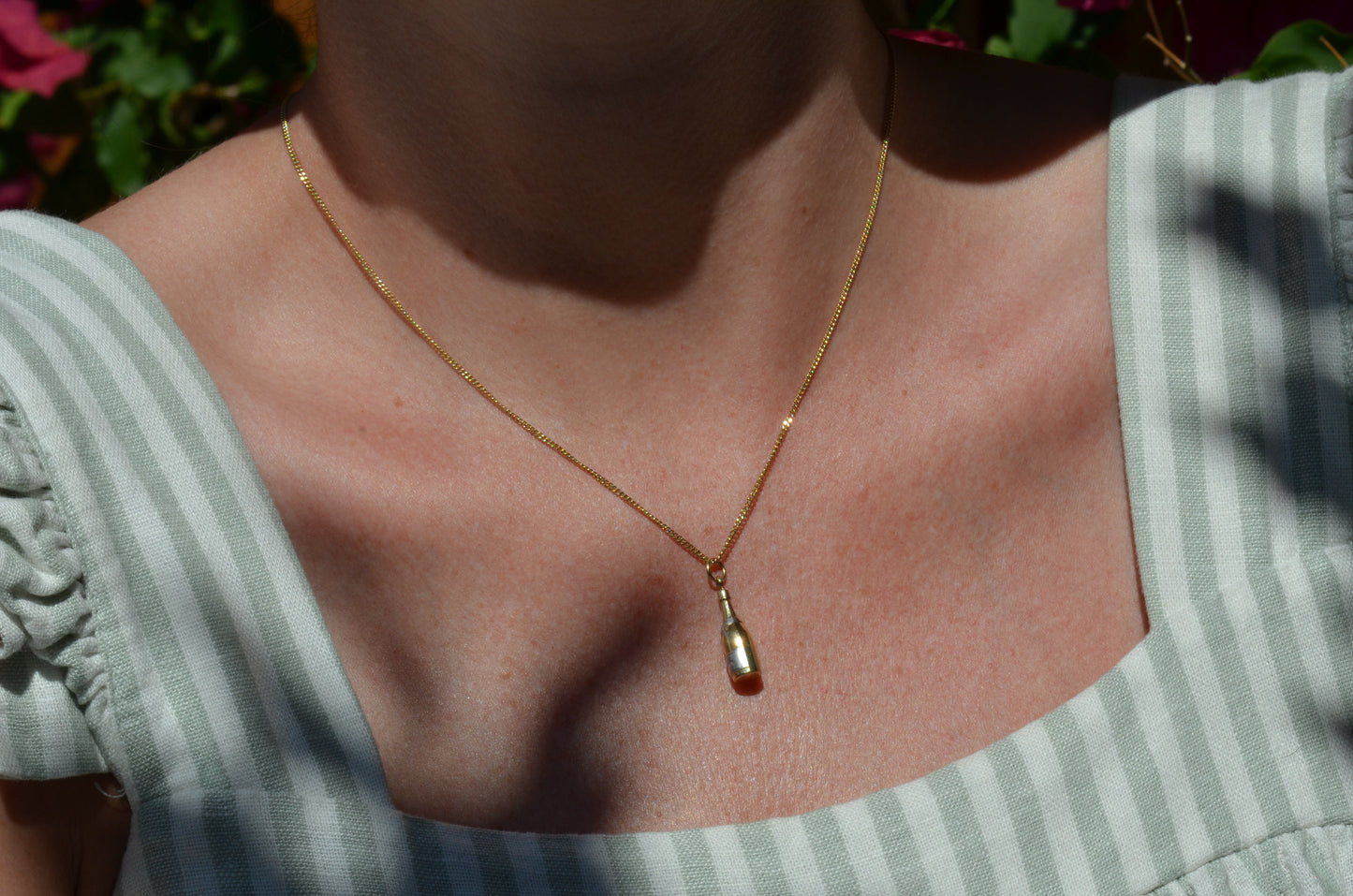 Miniature Champagne Charm