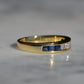 Sapphire and Diamond Half Eternity