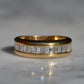 Bold Baguette 2/3 Eternity Band