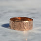 Warm Antique Panel Eternity Band