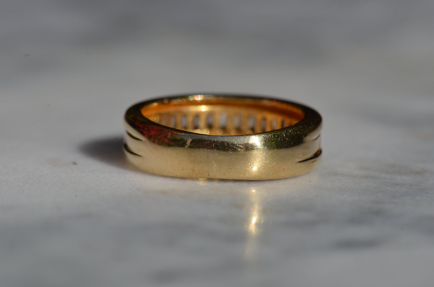 Bold Baguette 2/3 Eternity Band
