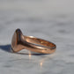 Round and Rosy Antique Signet EH