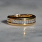 Bold Baguette 2/3 Eternity Band