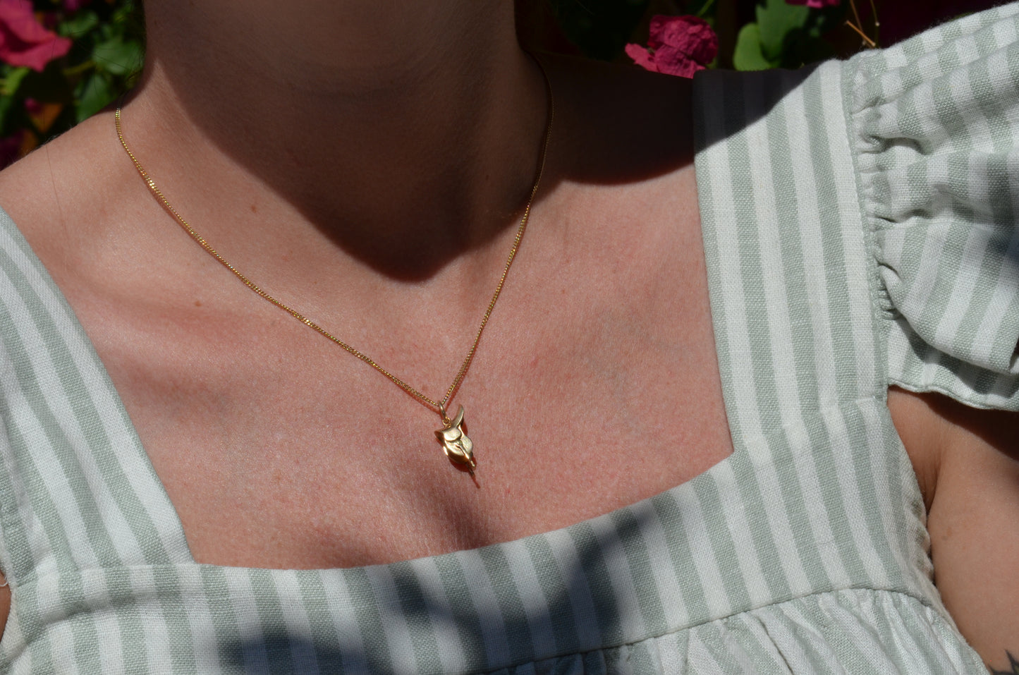 Articulated Midcentury Saddle Charm