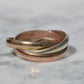 Tricolour Rolling Ring 6.75