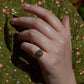 Petite Bloodstone Crest Ring