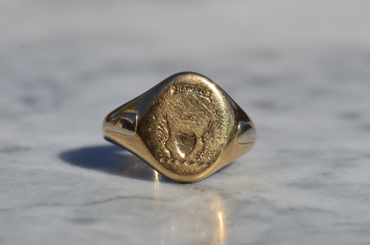 Inspirational Vintage Crest Signet
