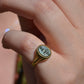 Petite Bloodstone Crest Ring