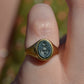 Petite Bloodstone Crest Ring