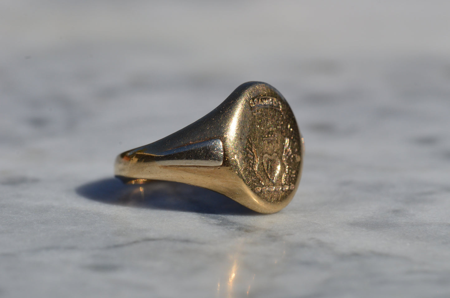 Inspirational Vintage Crest Signet