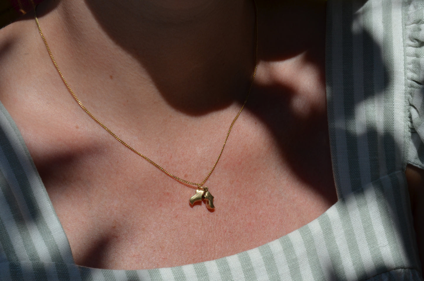 Tiny Pair of Clogs Charm