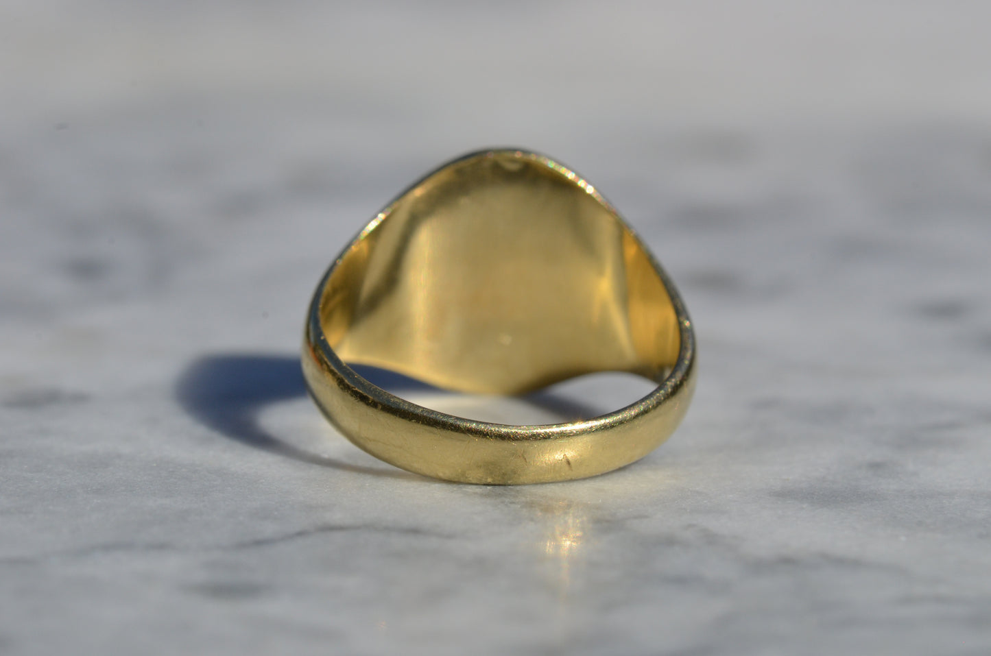 Heavy Midcentury Signet Ring MFM