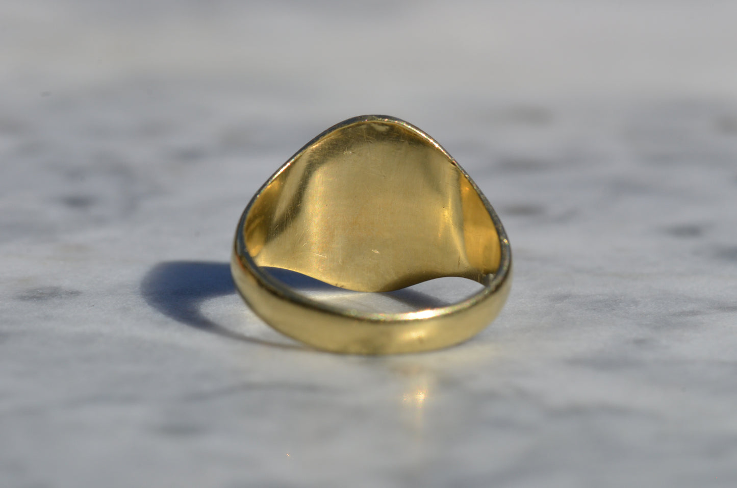 Heavy Midcentury Signet Ring MFM