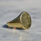 Heavy Midcentury Signet Ring MFM