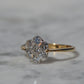 Elegant Vintage Diamond Daisy Ring