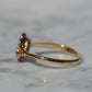Elegant Vintage Diamond Daisy Ring