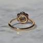 Elegant Vintage Diamond Daisy Ring