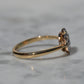 Elegant Vintage Diamond Daisy Ring