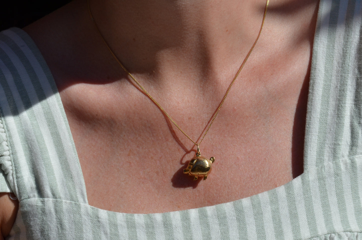 Extra Puffy Pig Charm