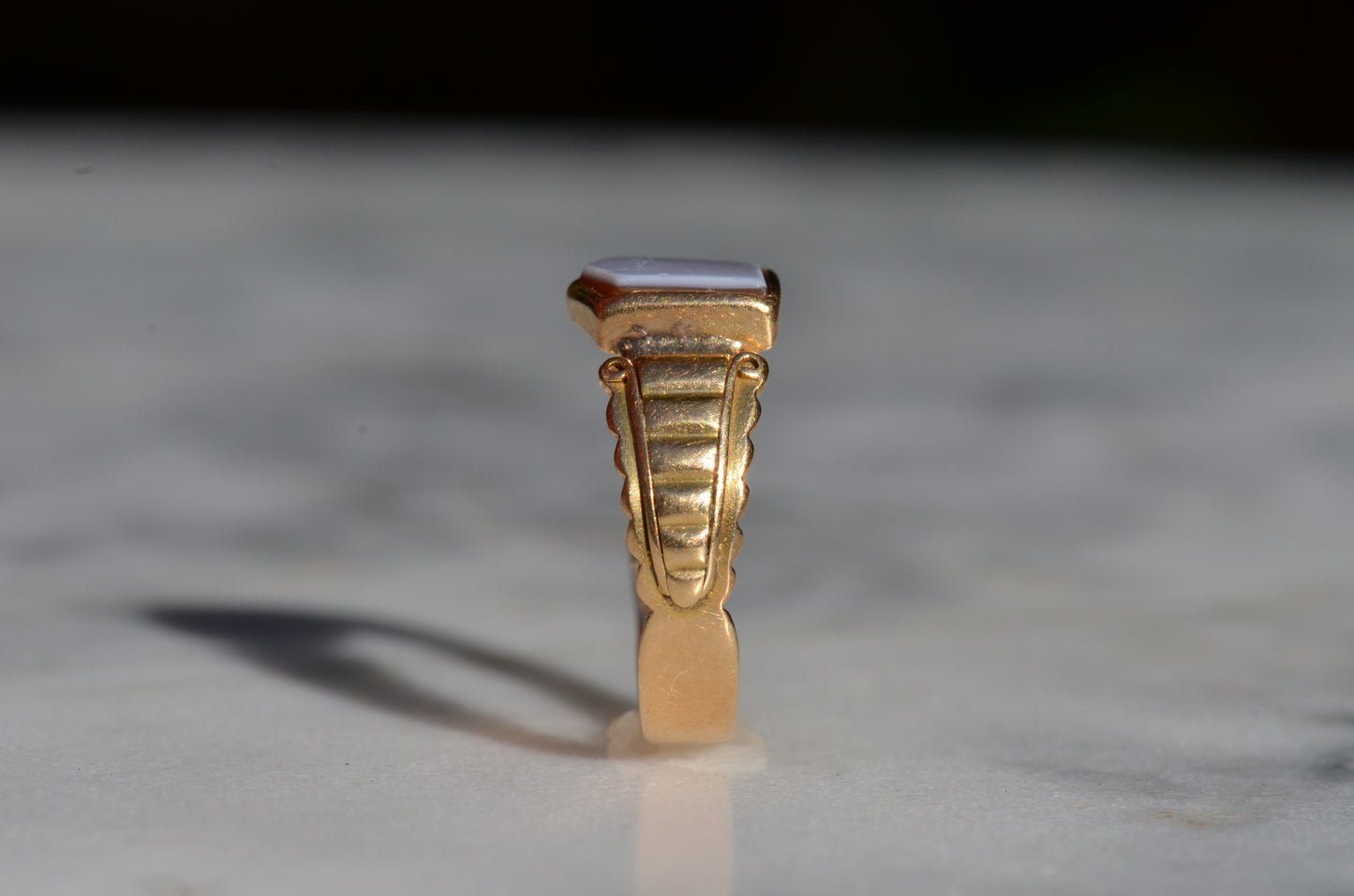 Antique Sardonyx Signet Ring