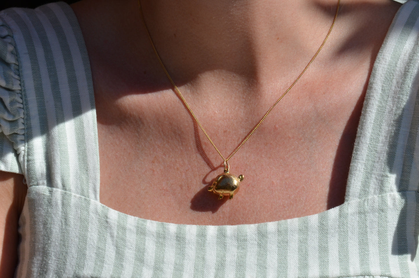 Extra Puffy Pig Charm