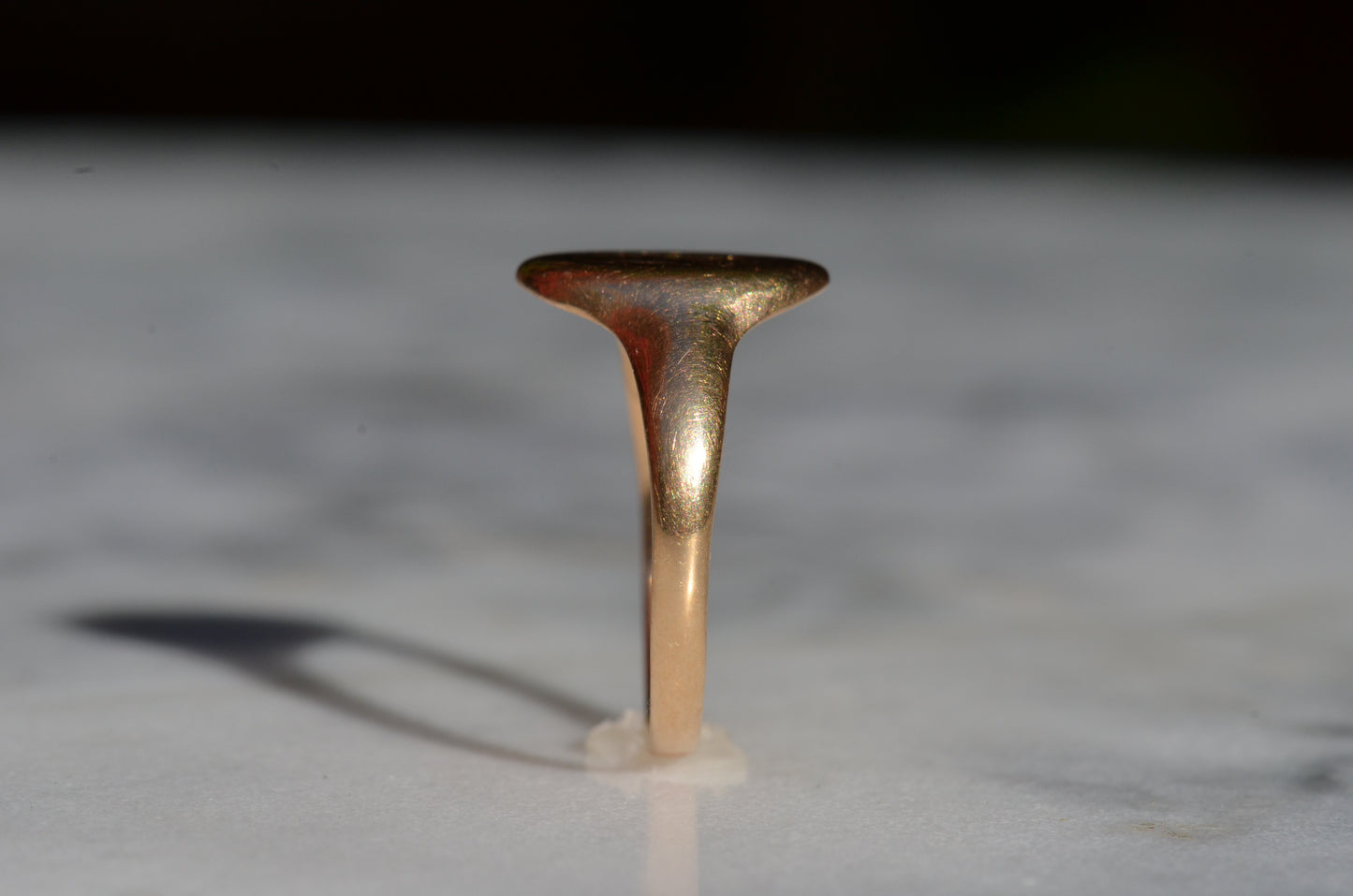 Smooth Antique Signet Ring KG