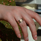 Warm Antique Panel Eternity Band