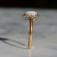 Dazzling Antique French Opal Halo