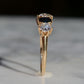 Dazzling Sapphire and Diamond Five Stone Band
