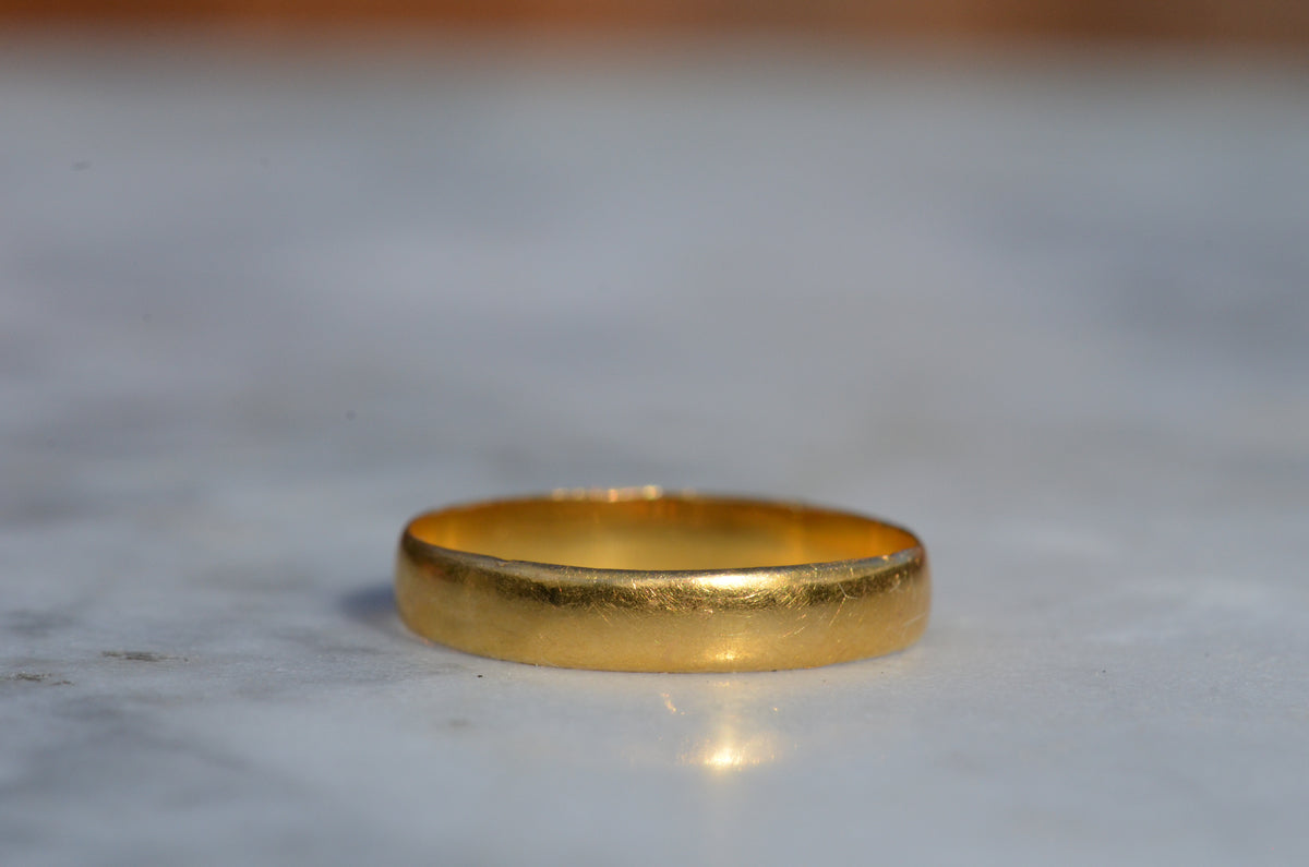 Easy Vintage 22k Band 8.25 1938